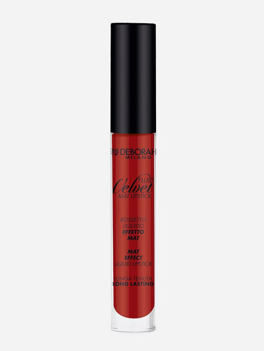 Deborah Fluid Velvet Mat Lipstick 14 Dark Red