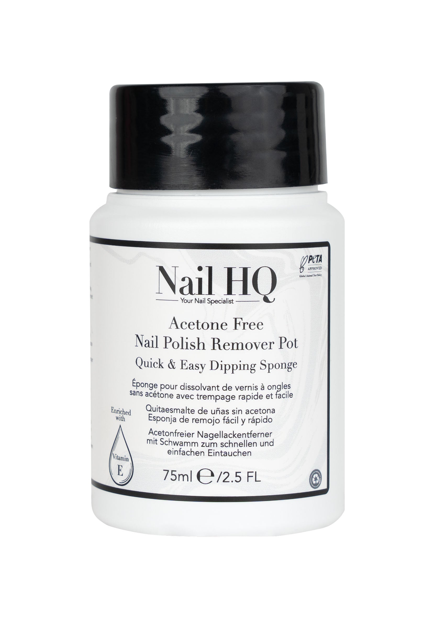 Nail HQ Acetone Free Nail Polish Remover Sponge - 75 ml – Karisma Cosmetics