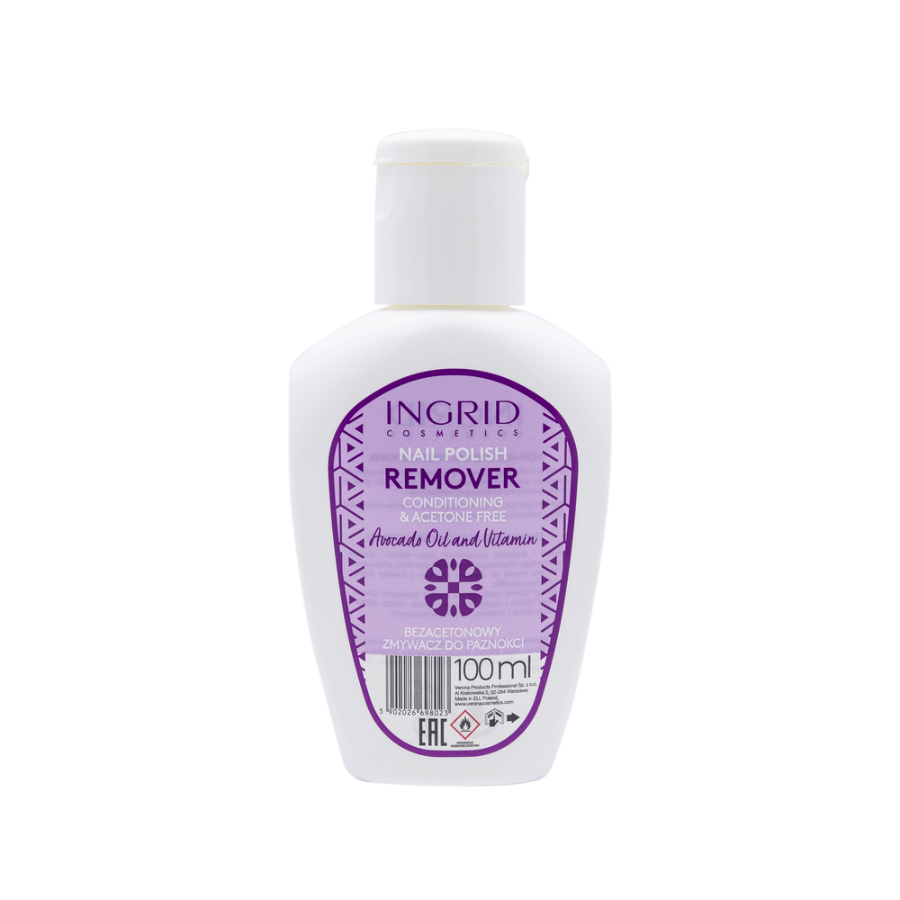 Ingrid Acetone Free Nail Polish Remover 100 Ml