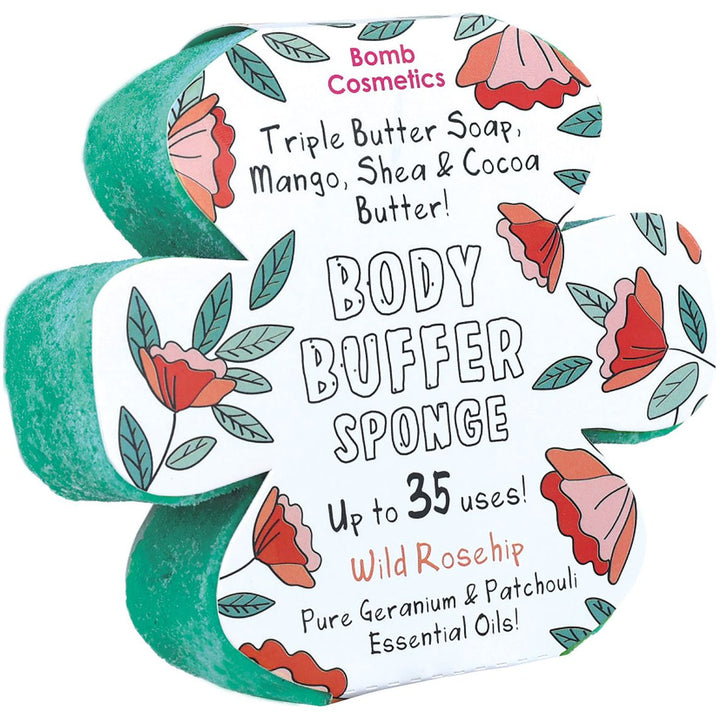 Wild Rosehip Body Buffer Sponge