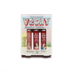 The Balm Meet Matte Hughes Trio Kit Vacay (Model Roz)