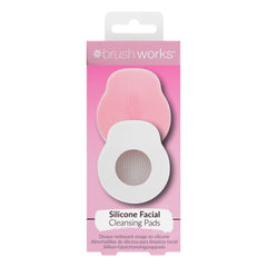 Brushworks Silicone Cleansing Pads 2 Pack