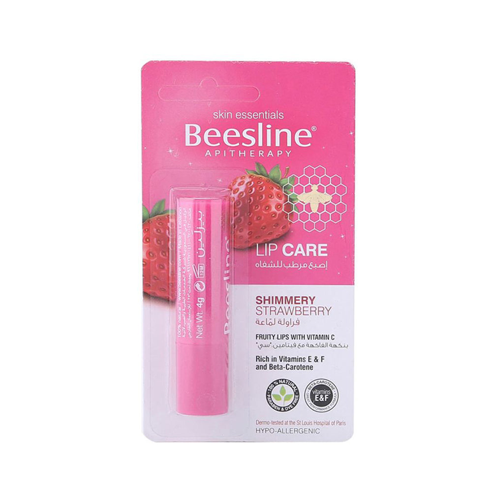 Beesline Lip Care Shimmery Strawberry 4g – Karisma Cosmetics