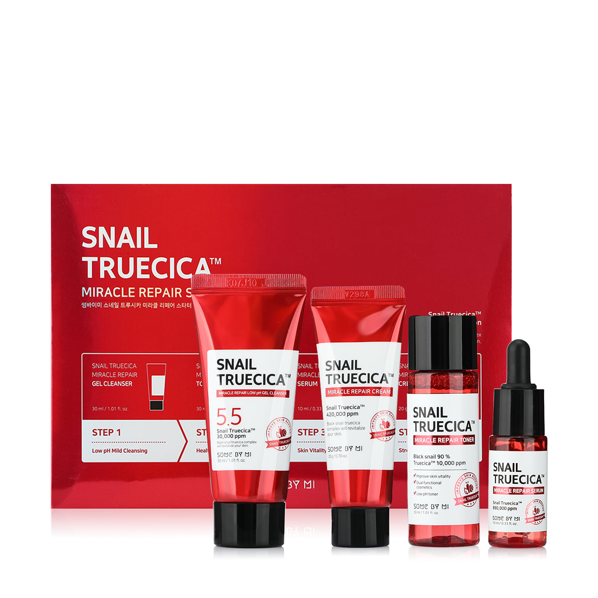 Some By Mi Snail Truecica Miracle Repair Starter Kit